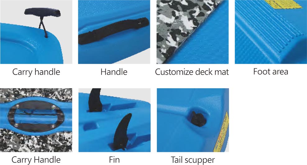 SF-S002 - Seaflo Adult Stand Up Paddle Board - Image 4
